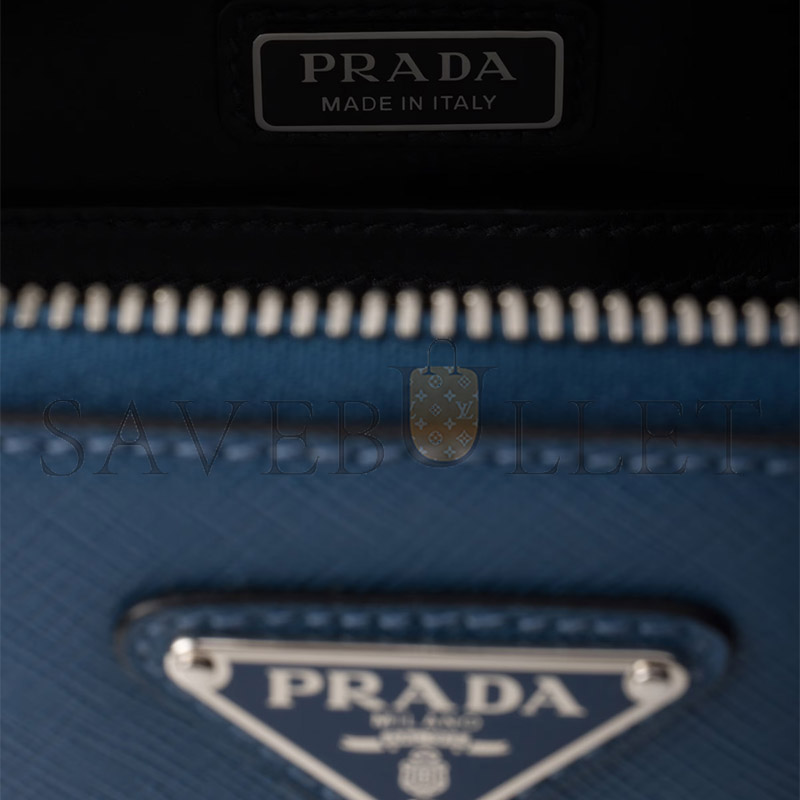 Pra*a brique saffiano leather bag 2vz106 (20*14*4cm)